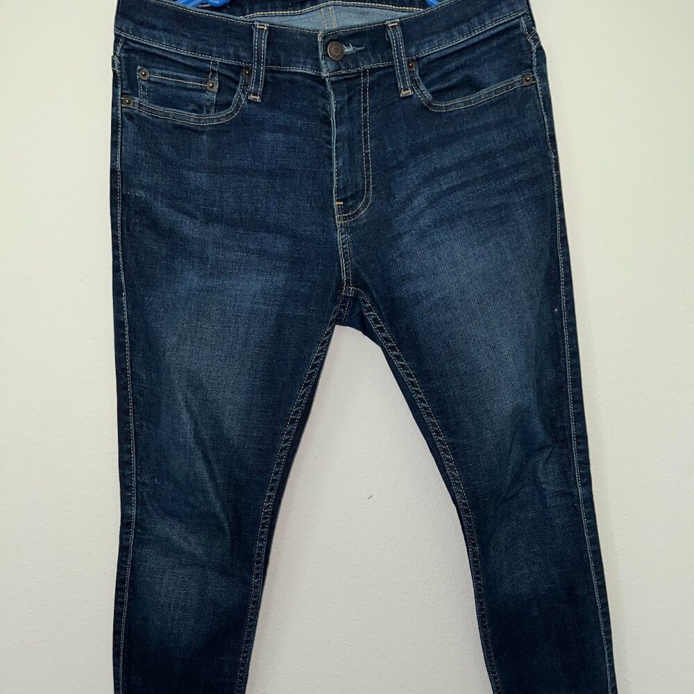 Hollister men’s super skinny, high rise Dark blue